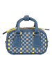DuDu Woven Handtasche Leder 20.5 cm denim blue