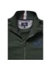 La Martina Sweatjacke MBF301 in dunkelgruen