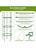 COSTWAY Tomaten Rankhilfe 3er Set 154cm in Grün