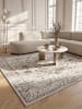 KADIMA DESIGN Teppich rund Orientalisch pflegeleicht Wohnzimmer Schlafzimmer Flur in Creme