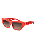 Guess Frauen Sonnenbrille Katzenauge Rot