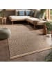KADIMA DESIGN Outdoor Teppich Natur Balkon, Terrasse in Beige