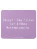 Mr. & Mrs. Panda Mouse Pad Spruch Bäcker Helden mit Spruch in Lavendeltraum