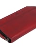 Greenburry Destressed Geldbörse RFID Schutz Leder 19 cm in deep red