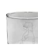 Mr. & Mrs. Panda Whisky Glas Otter Bauch ohne Spruch in Transparent