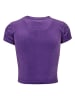 Urban Classics Urban Classics Damen Ladies Short Velvet Tee in realviolet