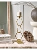 Beliani Kerzenständer ARDEE in Gold - (W) 12 x (H) 44 x (L) 12 cm
