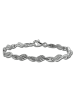 SilberDream 925 Sterling Silber Damen SilberDream Armbänder Wave ca. 18,5cm