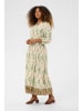Cream Kleid CRAlora A-shape in Light Green Flower
