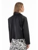 faina Damen Lederblazer in Schwarz