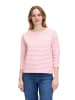 BETTY & CO Ringelshirt mit U-Boot-Ausschnitt in Rot/Weiß