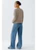 Oui Pullover in smokey taupe