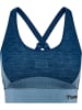Hummel Sport-BH "Clea Seamless Sports Top" in Blau