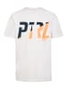 Petrol Industries Bedrucktes Jersey-T-Shirt Valle in Weiß