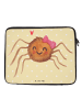 Mr. & Mrs. Panda Laptop Tasche Spinne Agathe Freude ohne Spruch in Gelb Pastell