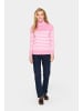SAINT TROPEZ Rollkragen MilaSZ Gerade Passform in Sea Pink Mel/Ice Stripe