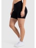 SMILODOX Shorts Cetrina Scrunch in Schwarz