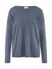 Hessnatur Strick Pullover in schieferblau