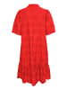 SAINT TROPEZ Kleid GeleksaSZ Gerade Passform in Flame Scarlet