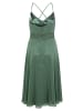 Vera Mont Cocktailkleid mit Wasserfallausschnitt in Light Aventurine