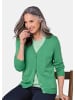 GOLDNER Strickjacke in grün