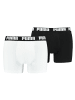 Puma Boxershorts PUMA BASIC BOXER 2P in 301 - White / Black