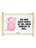Mr. & Mrs. Panda Holztablett Axolotl Hurra mit Spruch in Weiß