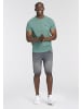 Bruno Banani T-Shirt in grün-meliert