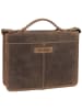Greenburry Schreibmappe Vintage Business Planer in Sattelbraun