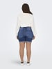 ONLY Carmakoma Jeans-Shorts in Medium Blue Denim