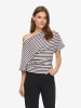 Noisy may One-Shoulder-Top in Chocolate Brown1