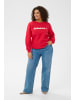 KAFFE curve Sweatshirt KCmili Loose fit in True Red