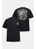 JP1880 Kurzarm T-Shirt in schwarz