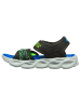 Skechers Sandalen "THERMO-SPLASH HEAT-FLO" in Schwarz / Blau / Lime