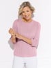 Sieh an! Rundhals-Pullover in rosé