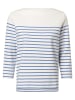 S. Oliver Sweatshirt in ecru blau