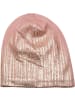 styleBREAKER Feinstrick Beanie Mütze in Altrose / Rosegold