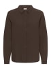 Kaffe Langarm - Hemd KAnaya Regular fit in Chocolate Brown