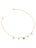 Guess Damen-Kette Flower Charms Goldfarben
