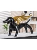 GILDE Figur Flying Dachshund schwarz - (H) 28 cm