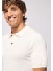 Roy Robson Poloshirt Feinstrick in weiss