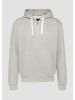 QS Sweatshirt Jacke in 9400_grau meliert