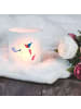 Mr. & Mrs. Panda Windlicht Einhorn Party ohne Spruch in Transparent