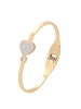 faina Women Bangle Bracelet With Rhinestones in Gold