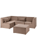 Beliani 5-tlg Modulsofa LEMVIG in Beige