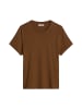 T-Shirt relaxed in Umbra Brown