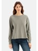 Camel Active Sweatshirt mit Rundhalsausschnitt in Khaki