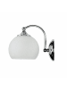 Licht-Erlebnisse Wandlampe (B)15 x (H)18 cm in Chrom Weiß