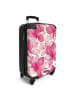 NoBoringSuitCases Suitcase, Koffer, Reisekoffer Rosa Blumen