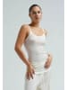 Seamless Basic Top Viola in Off-White